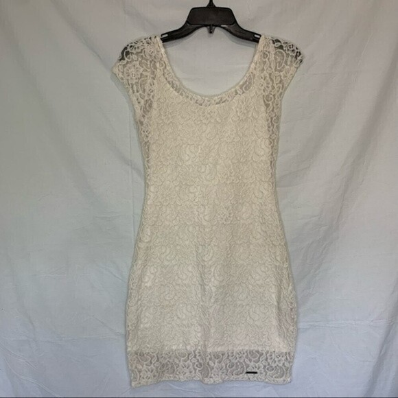 Abercrombie and Fitch lace cap sleeve fitted dress - Picture 1 of 15